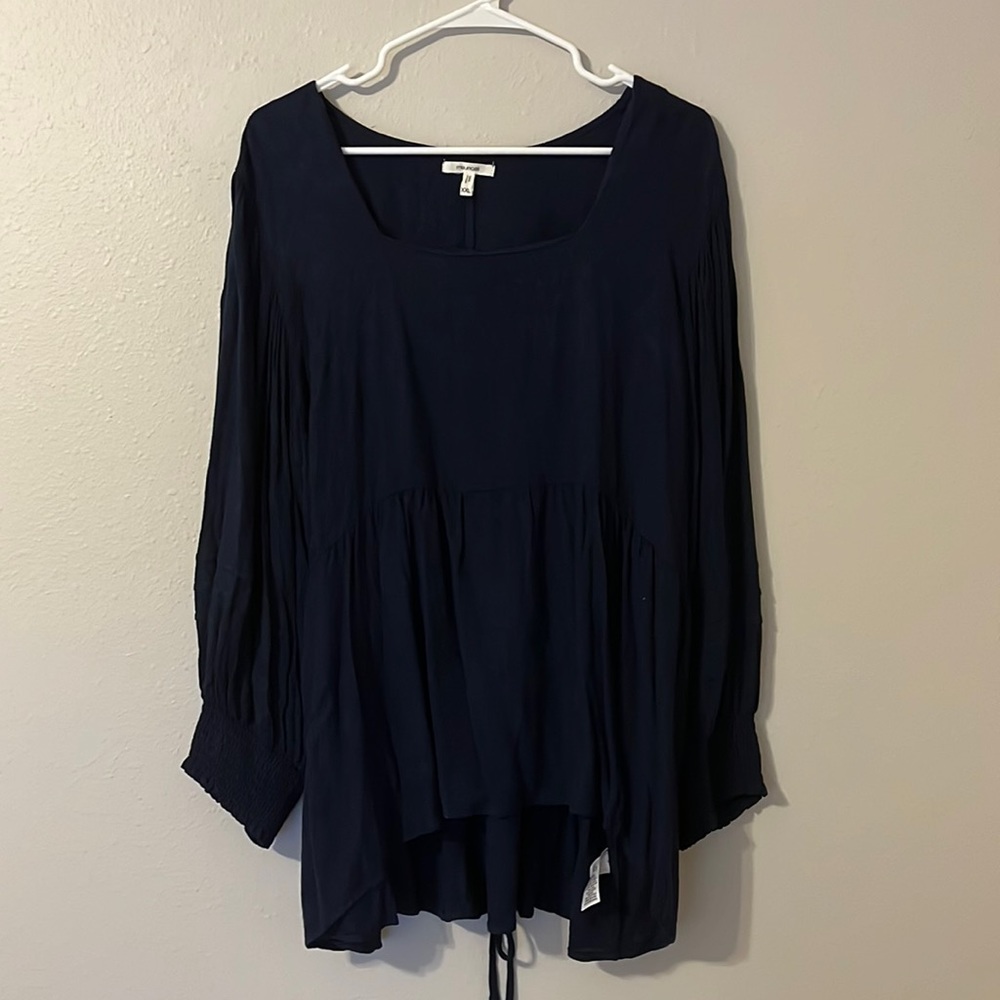 Balloon sleeve blouse